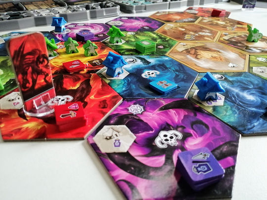 Board Game Dwellings of Eldervale for 1-5 Players 14+ Years Old Breaking Games