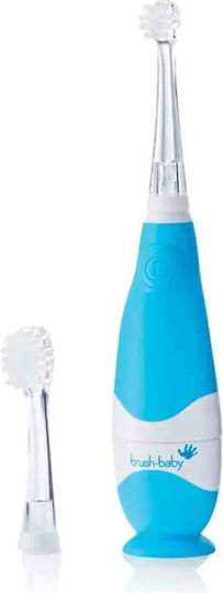 Brush Baby Babysonic Children's Electric Toothbrush with Chronograph for 0m+ Blue with Replacement Heads