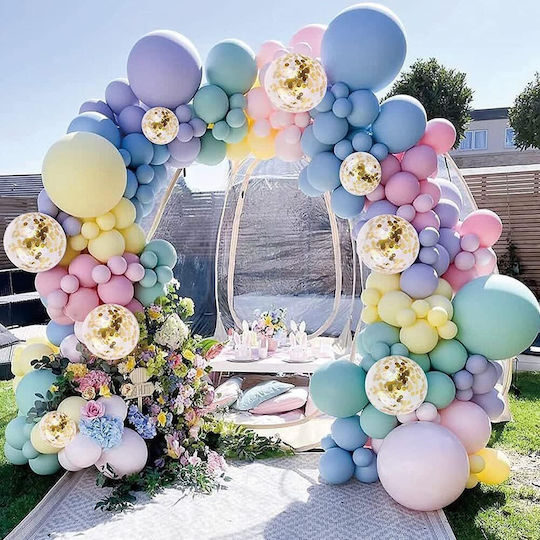 Composition with 117 Balloons Yellow