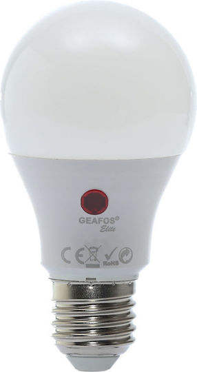 Evivak LED Bulb 9W for Socket E27 and Shape A60 Warm White 850lm with Photocell