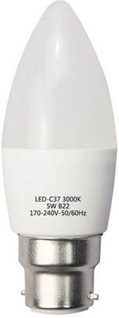 Optonica SP6-A8 Λάμπα LED 6W για Ντουί B22 και Σχήμα C35 Ψυχρό Λευκό 480lm