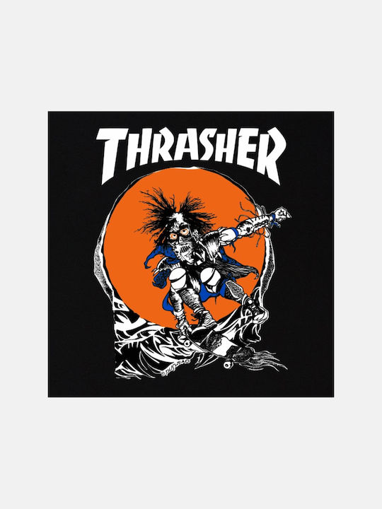 Thrasher Ανδρικό T-shirt Κοντομάνικο Μαύρο