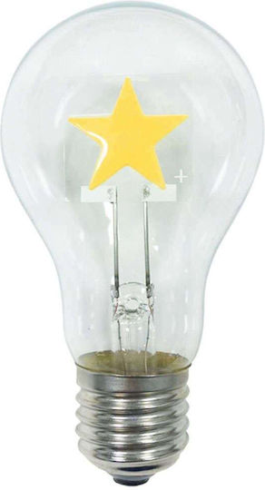 Diolamp Bec LED 2W 105mm pentru Soclu E27 și Formă A60 Alb cald 200lm
