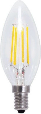 Atman LED Bulb 4W 98mm for Socket E14 and Shape C35 Cool White 500lm