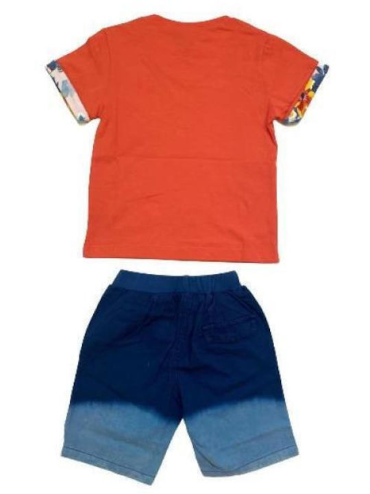 Marasil Kids Set with Shorts Summer 2pcs Red Σετ με Σόρτς