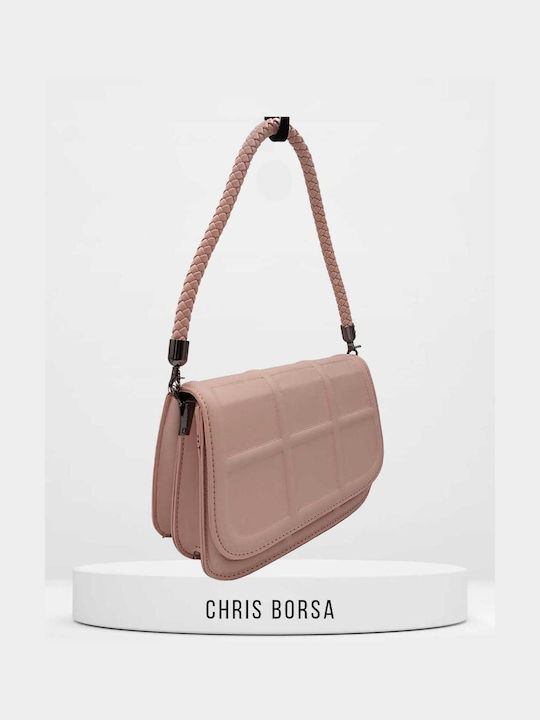 Chris Borsa Damen Umschlagtasche Rosa