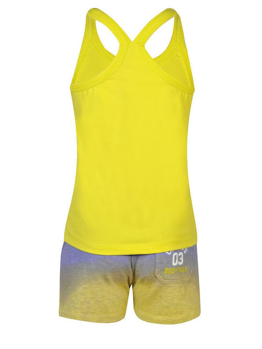 BodyTalk Kids Set with Shorts Summer 2pcs Yellow 171-705199