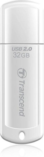 Transcend 32GB USB 2.0 Stick Λευκό