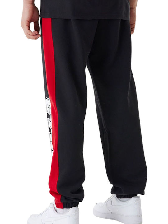 New Era Men's Sweatpants with Rubber Black