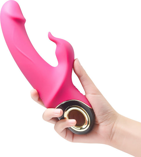 Kinksters Δονητής Rabbit 22cm Ροζ