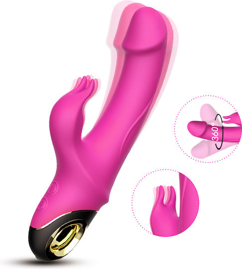 Kinksters Δονητής Rabbit 22cm Ροζ