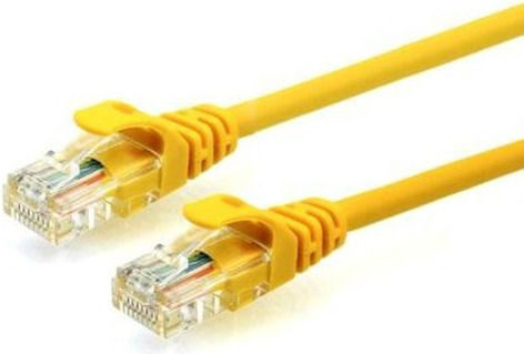 U/UTP Cat.5e Netzwerkkabel Ethernet 0.5m Gelbe