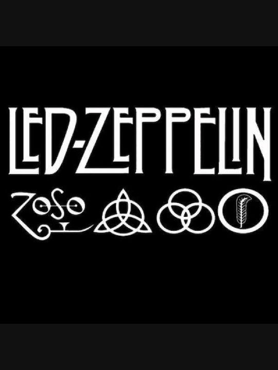 Takeposition Тениска Led Zeppelin Черно