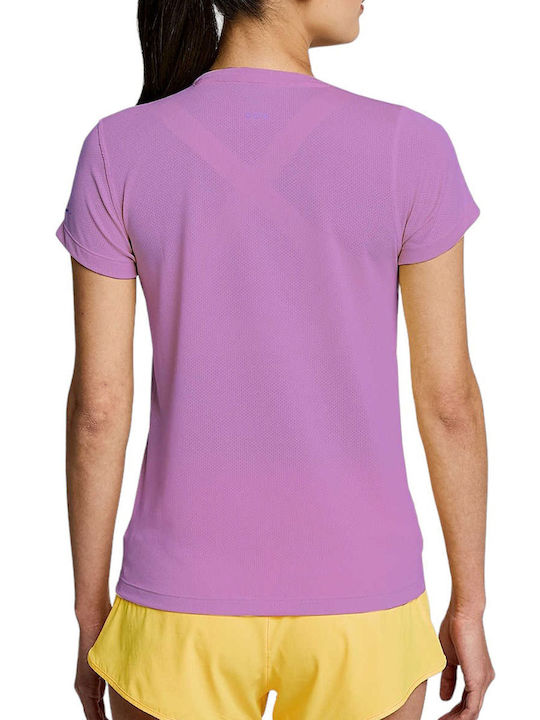 Saucony Women's Athletic T-shirt Purple