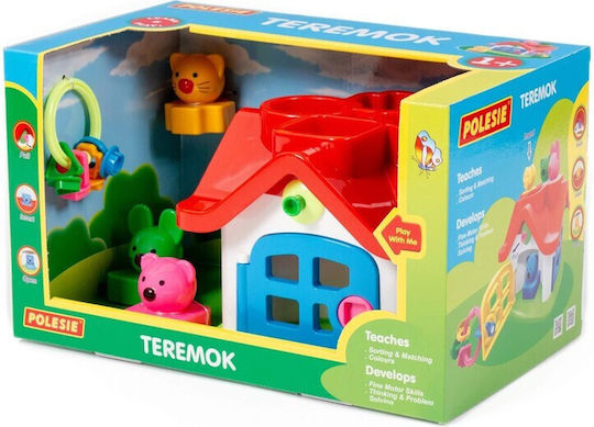 Polesie Παιχνίδι Ταξινόμησης Σχημάτων Logical Teremok Sorter για 12+ Μηνών