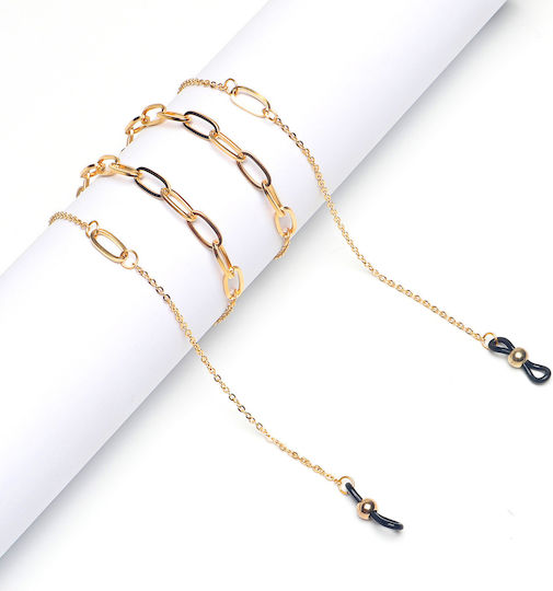Callajewels Αλυσίδα Γυαλιών Χρυσή