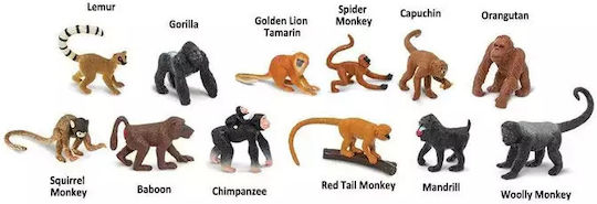 Safari Ltd Miniatur-Spaßspielzeug Affen & Affen für 3+ Jahre