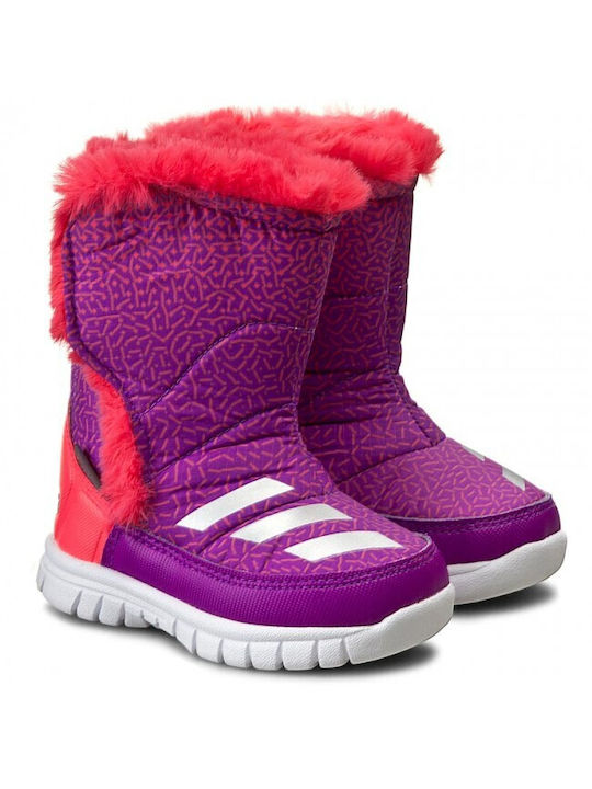 adidas Warmest Harmony I Kids Boots Purple