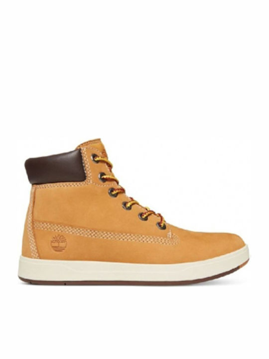 Timberland cu Fermoar Tabac maro