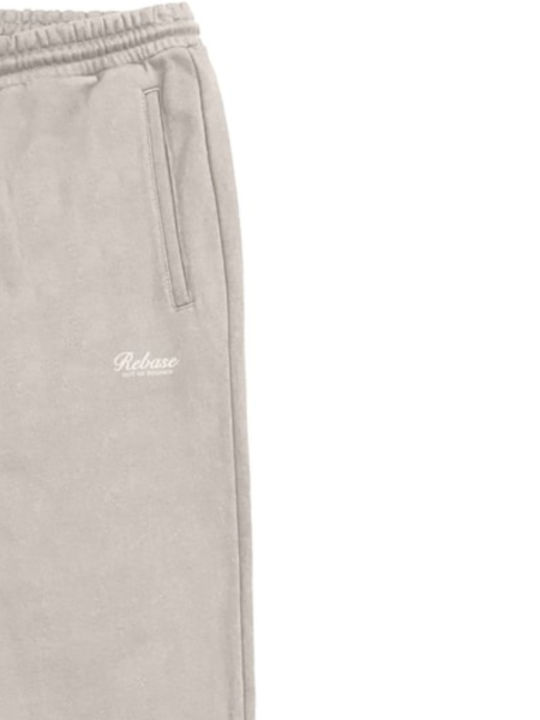 Rebase Men's Sweatpants with Rubber White