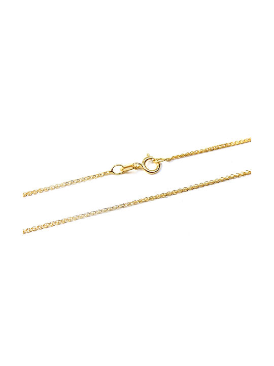 Polytimo Gold Cross 14K Double Sided with Chain