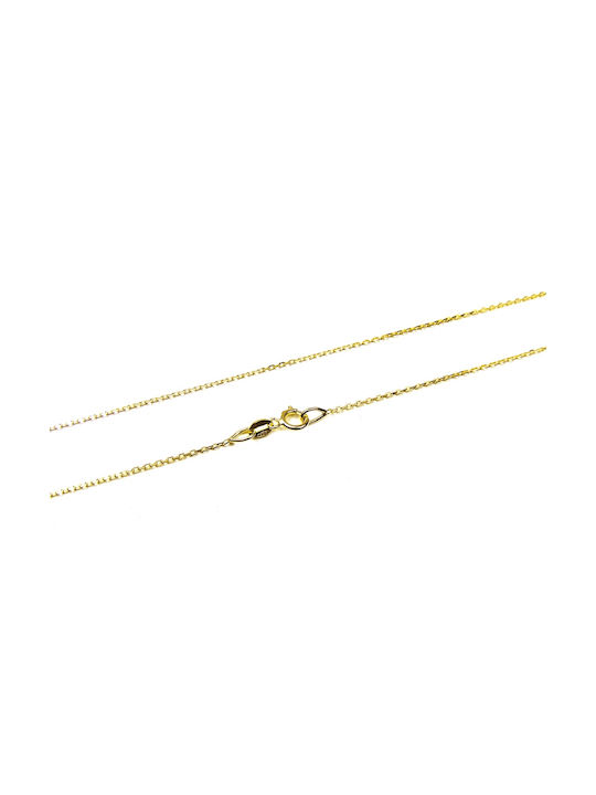 Polytimo Gold Kreuz 14K mit Kette