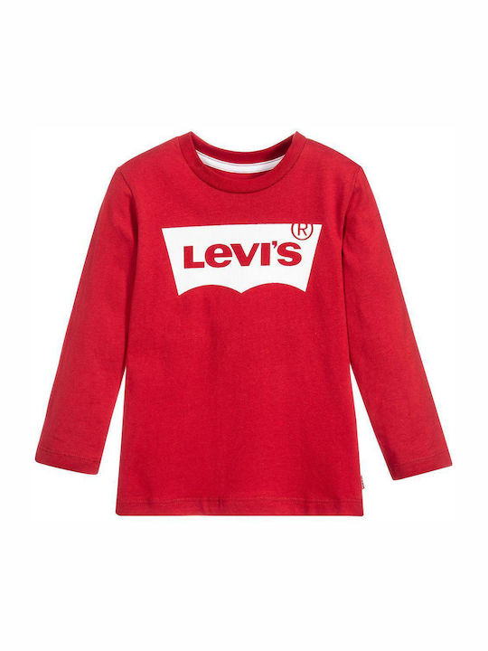 Levi's Kinderhemd Langarm Rot