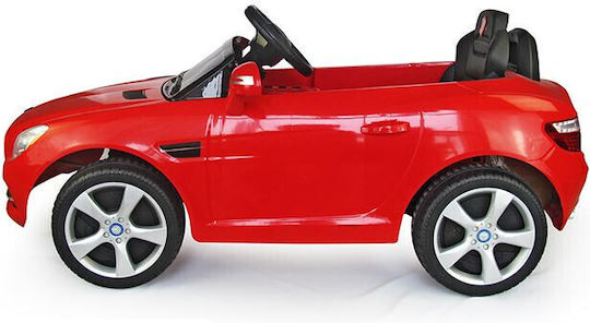 Mercedes Benz SLK 6V με R/C Μονοθέσιο με Τηλεκοντρόλ 6 Volt Κόκκινο για 3+ Ετών