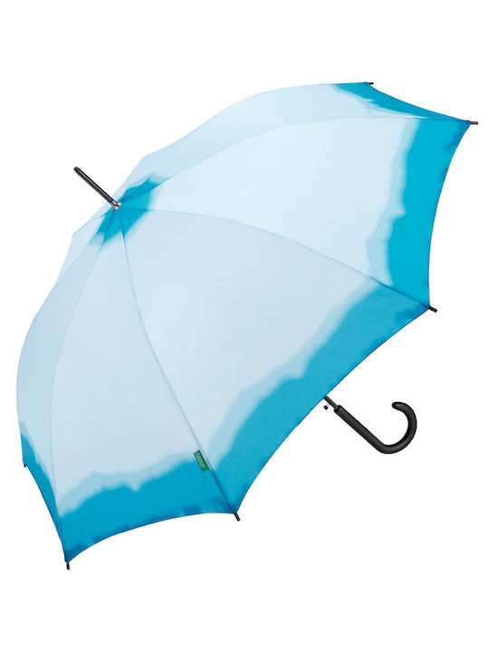 Benetton Regenschirm mit Gehstock Lila