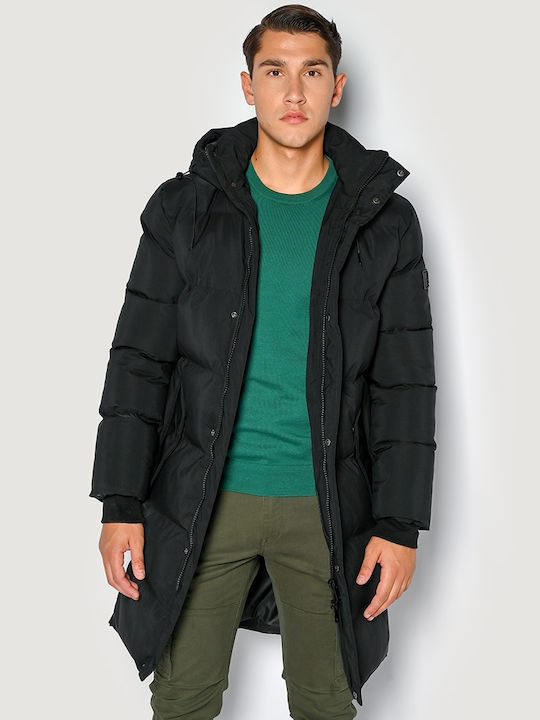 Brokers Jeans Men's Winter Puffer Jacket Black