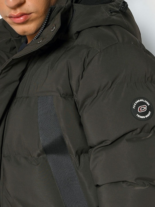 Winter Jacke Puffer Khaki