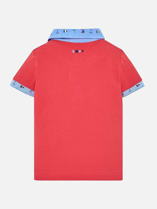 Mayoral Kids Polo Short Sleeve Red