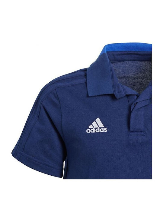 Adidas Kids Polo Short Sleeve Navy Blue Condivo 18