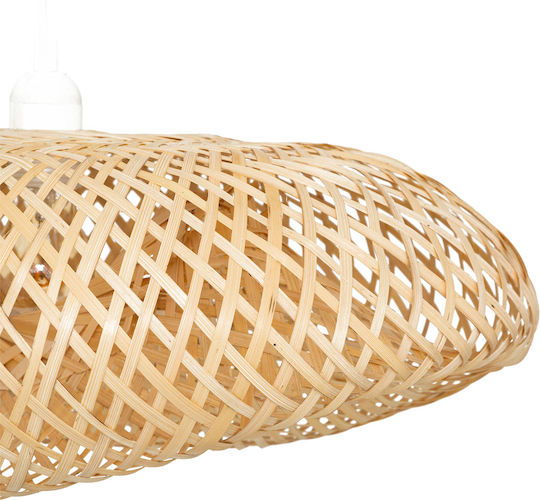 Atmosphera Beddy Beige Boho Ceiling Light with E27 Socket 51x18x36cm