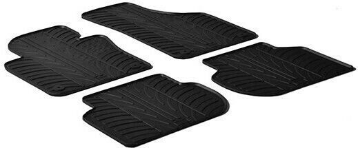 Gledring Set of Front and Rear Mats 4pcs for Volkswagen Jetta 2011-2019 Black
