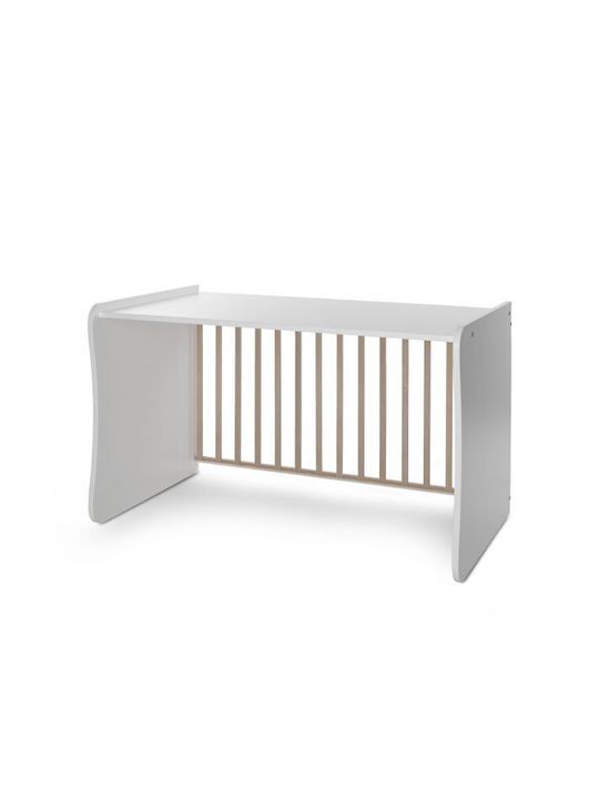 Lorelli Κούνια Πολυμορφική Maxi Plus White/String για Στρώμα 62x110cm