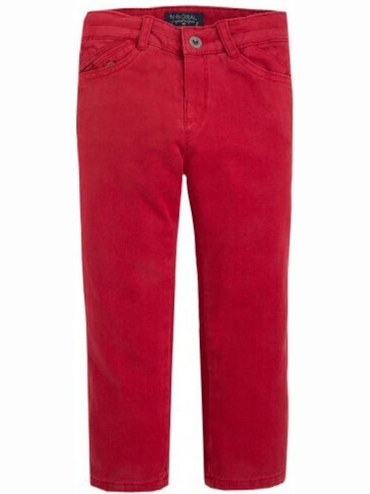 Mayoral Kids Trousers Red