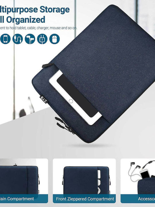 ZYB Αδιάβροχη Θήκη για Laptop 14" σε Μπλε χρώμα 1000-42210099