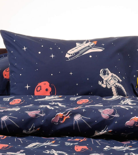 Melinen Kinder Kissenbezüge Set 50x70cm Blue
