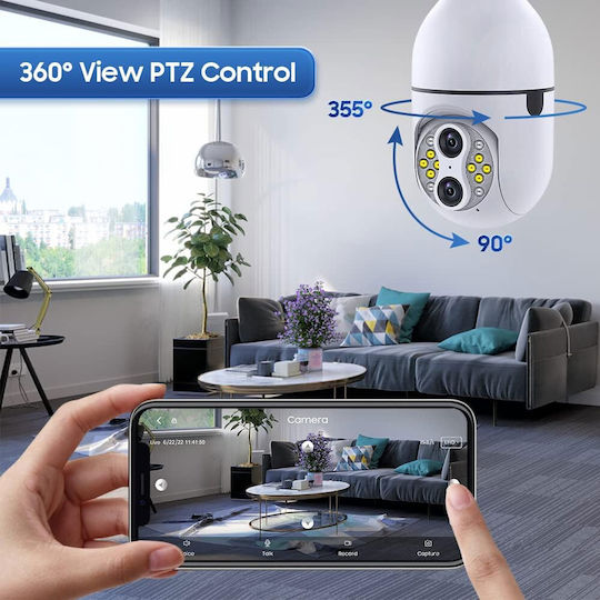 Jortan 104858 IP Überwachungskamera Wi-Fi Full HD 1080p mit Mikrofon