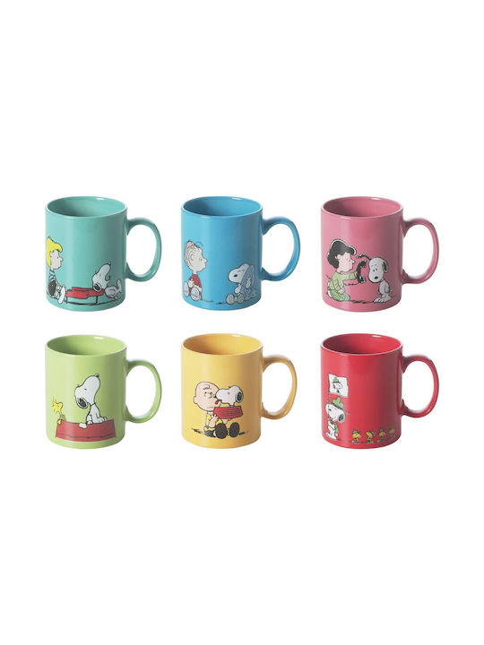 Excelsa Snoopy Mug Ceramic Green 300ml