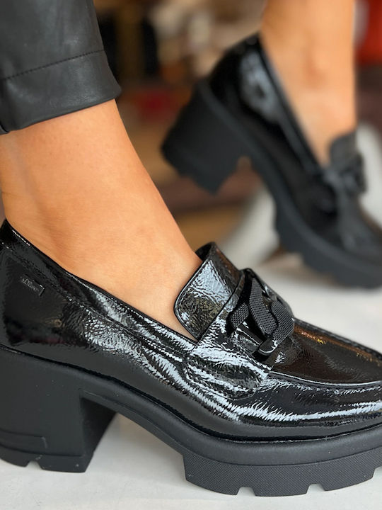 S.Oliver Patent Leather Black Heels