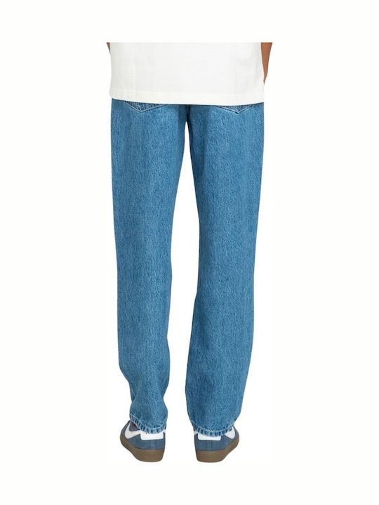 Pantaloni De Blugi Pentru Bărbați Cu Fit Relaxed Albastru