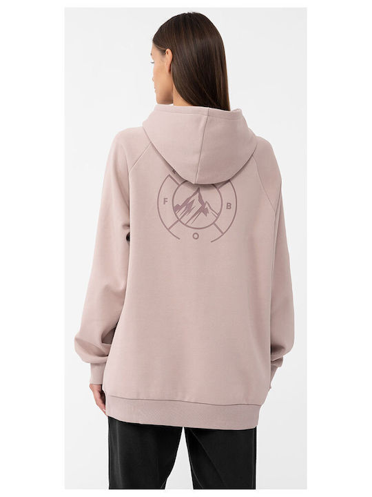 4F Women's Hooded Sweatshirt Beige