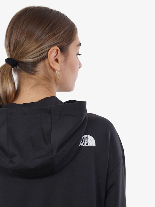 Women's Sweatshirt Hooded Black
