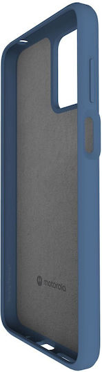 Motorola Umschlag Rückseite Silikon Duskblue (Moto G23)