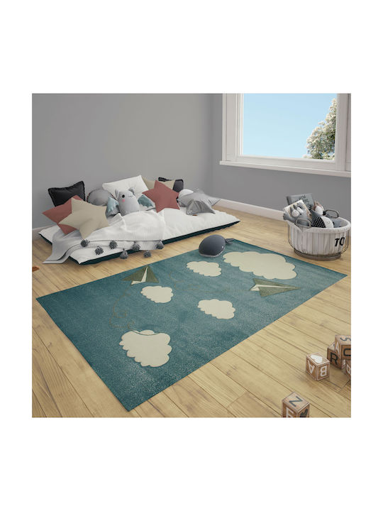Koulis Carpets 1455A Kids Rug Nori Albastru 70x150cm