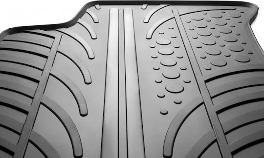 Gledring Set of Front and Rear Mats 4pcs for Skoda Karoq 2017 Black