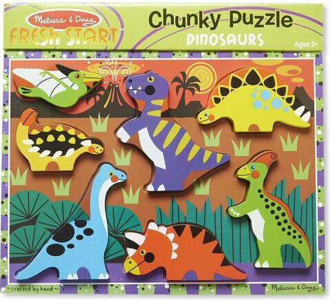 Детски Пъзел Dinosaurs Chunky 8бр Melissa & Doug