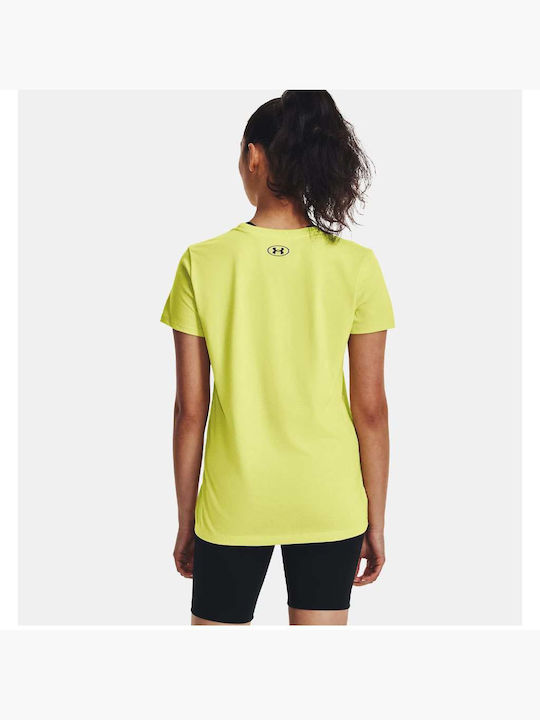 Under Armour Sportstyle Women's Athletic T-shirt Yellow